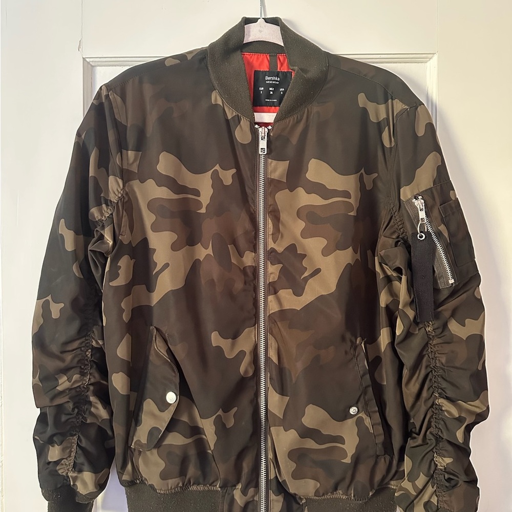 Alpha Industries Camo Bomber Jacket